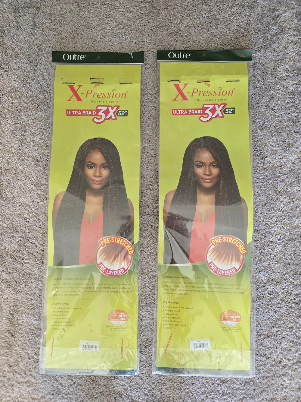 Outre X-Pression Pre-Stretched Ultra Braid - 613 Blonde